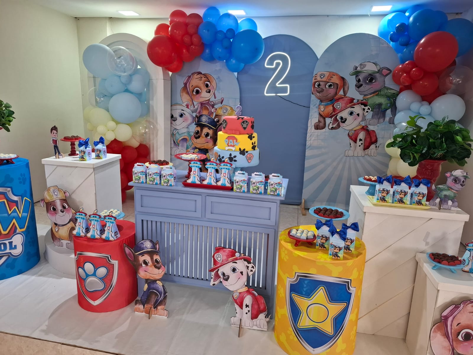 Decoração tema Patrulha Canina
